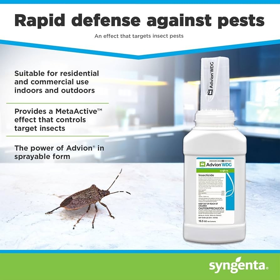 Syngenta Advion WDG 16.5 oz Insecticide Ants Cockroaches Beetles Centipedes Flea