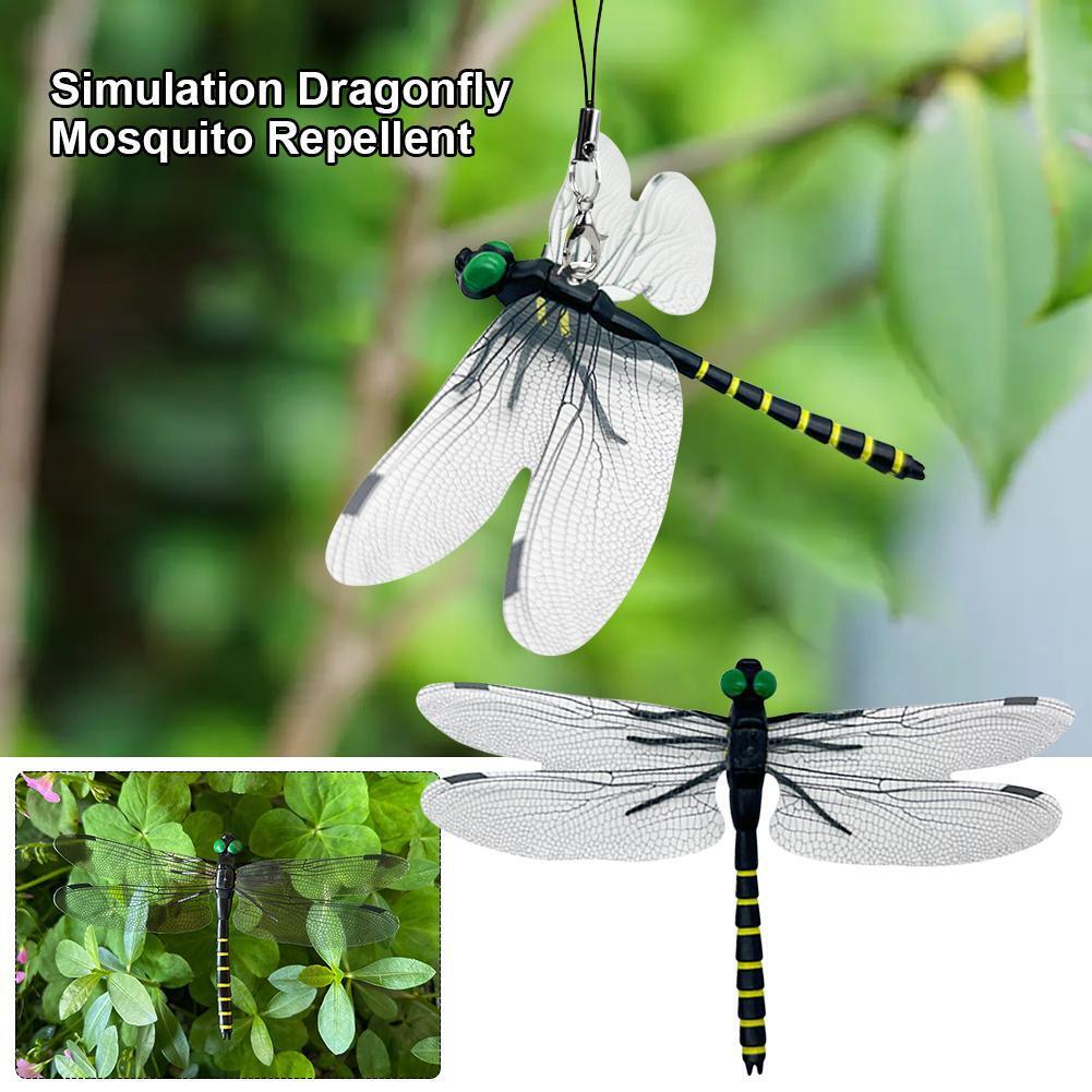 4PCS Outdoor Simulation Dragonfly Mosquito Repellent Simulation Large Dragonfly