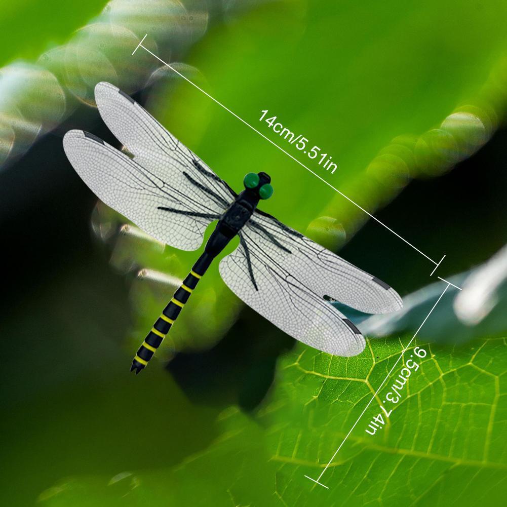 4PCS Outdoor Simulation Dragonfly Mosquito Repellent Simulation Large Dragonfly