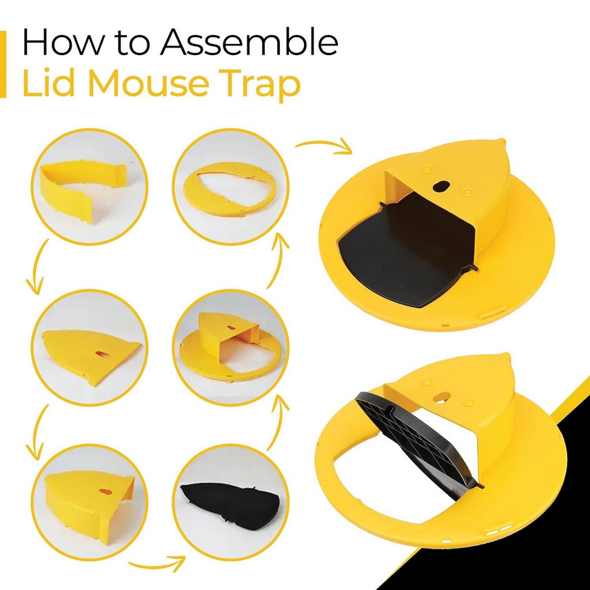 5 Gallon “Flip & Slide” Bucket Trap – Humane Mouse, Rat, Rodent Live Multi-Catch