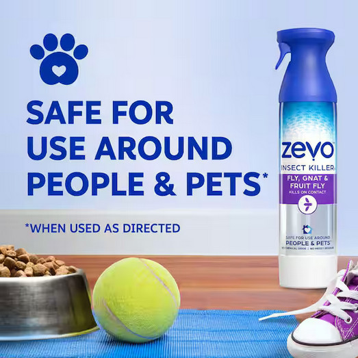 ZEVO 10 oz. Fly, Gnat and Fruit Fly Insect Killer Spray