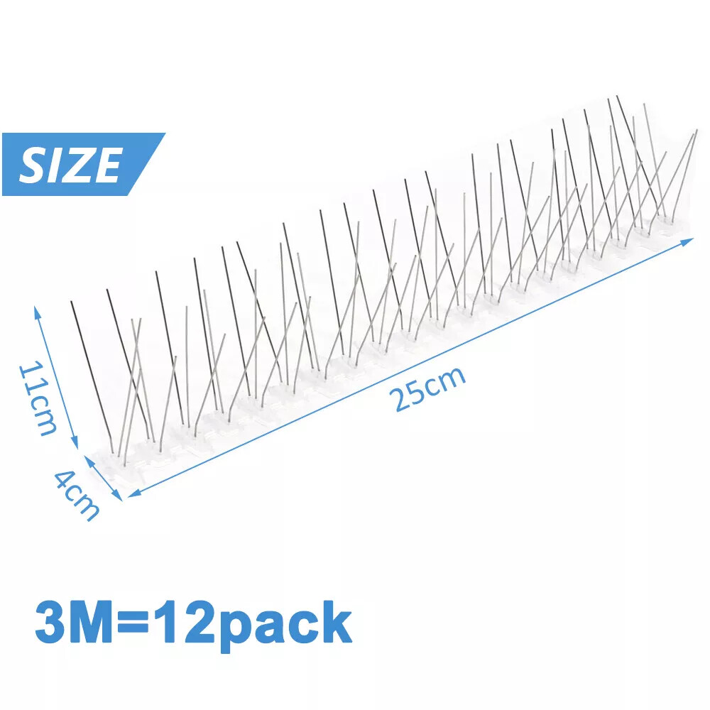 1/2/4PCS Bird Spikes for Pigeons Small Birds Anti Bird Spikes Easy to Install