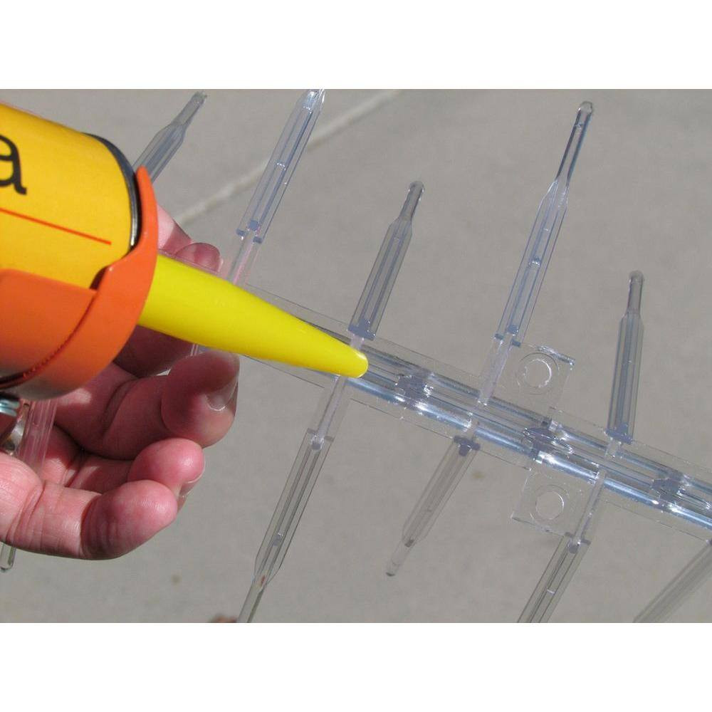 100 Ft. X 7 In. Clear Plastic Bird Spikes