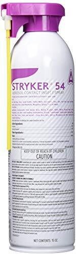 82770003 Stryker 54 Contact Insect Spray, Clear Aerosol