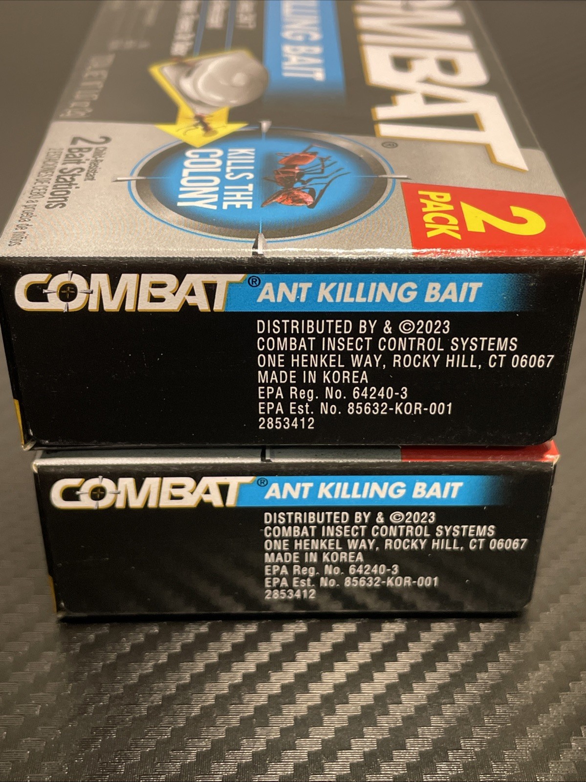 Combat Ant Killing Bait Stations 4 Stations Total Lot Of 2 New