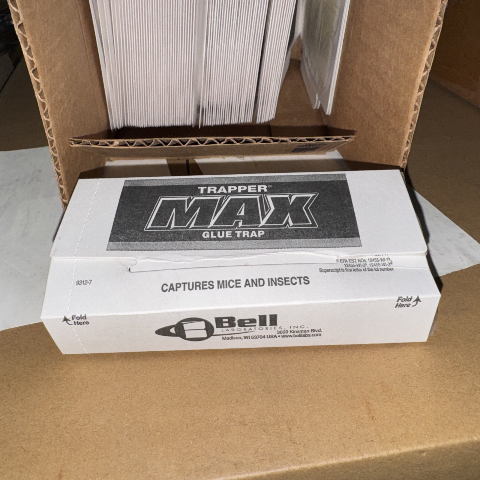 Trapper Max Glue Traps Insect Cockroach Mouse Qty 72 TL2586