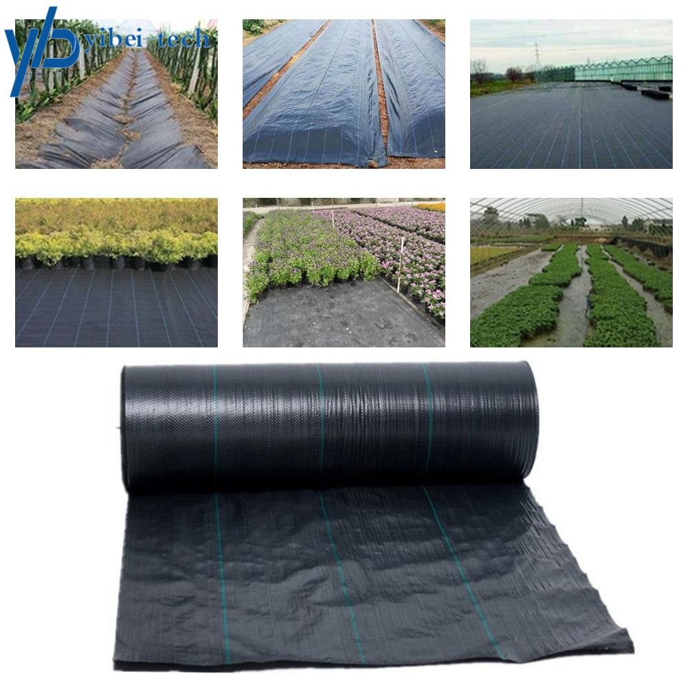 Heavy Duty 6×100FT Weed Barrier Fabric Woven Garden Ground Weed Cover Landscape