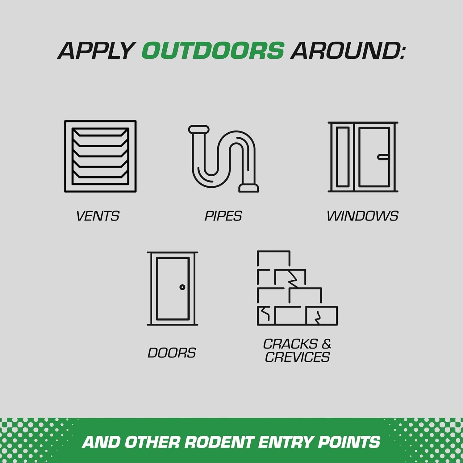 Repellents Rodent Repellent Ready-to-Use W/ Comfort Wand For Indoor & Outdoor
