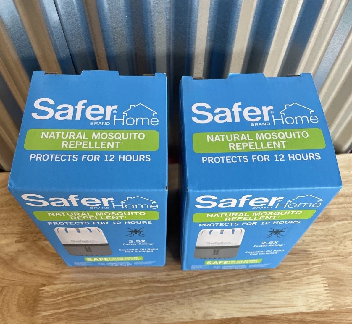 (2) Safer Home SH1200 NATURAL Indoor Outdoor Mosquito Lantern Fan NEW