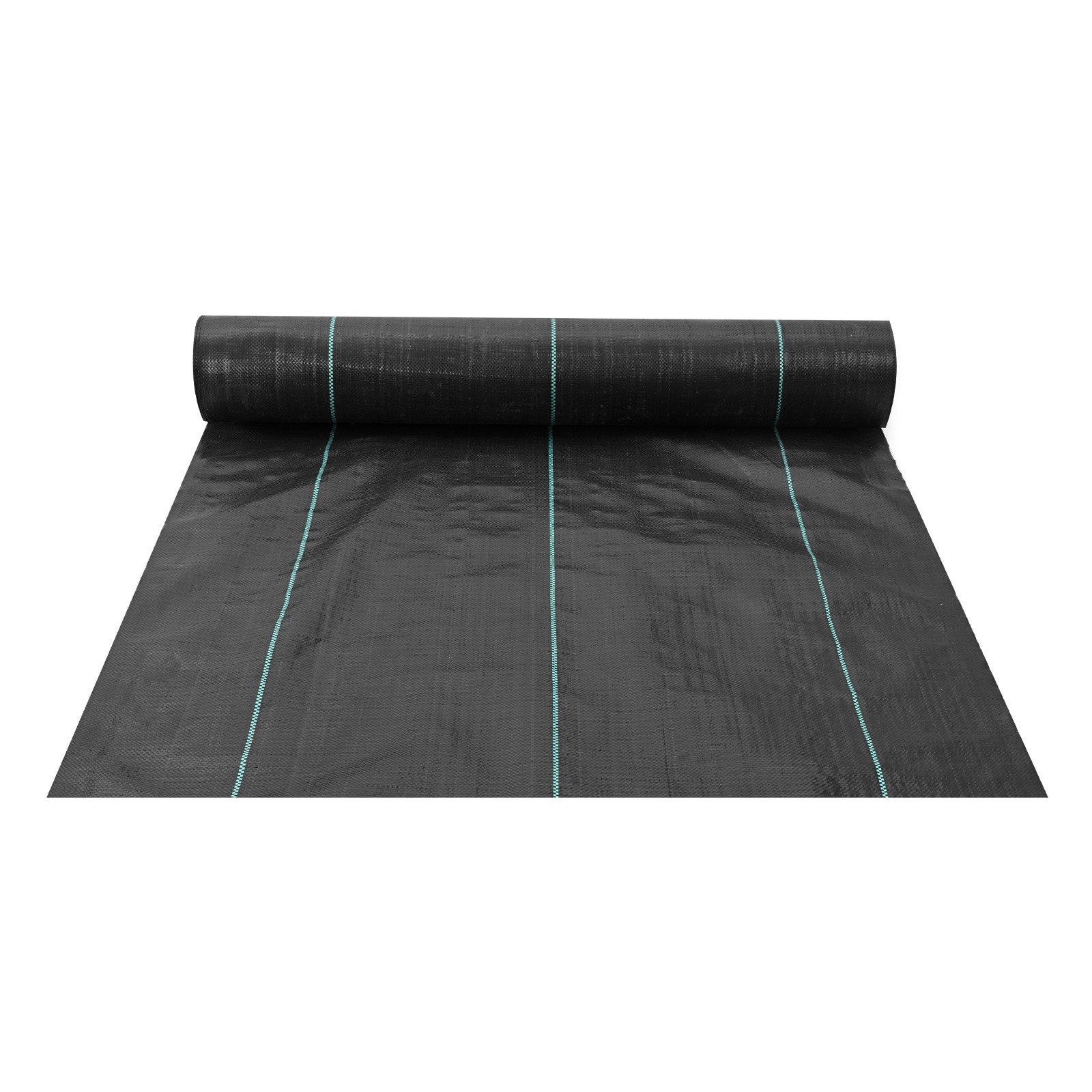 Heavy Duty Woven Weed Barrier Fabric 6.5′ x 330′ Black Polypropylene