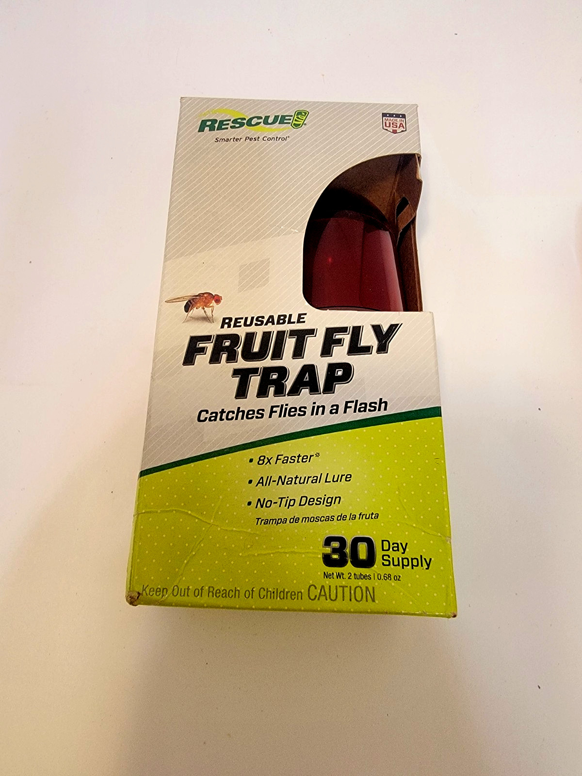 NEW UNUSED Terro Fruit Fly Trap 90 Day Supply + Rescue Reusable Fruit Fly Trap