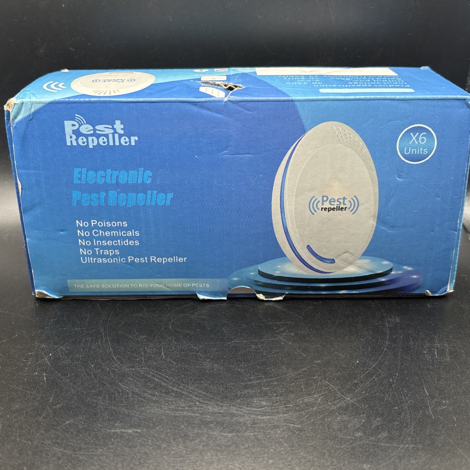 6 Pack Ultrasonic Pest Repeller Electronic Plug in Indoor Control Repelente US