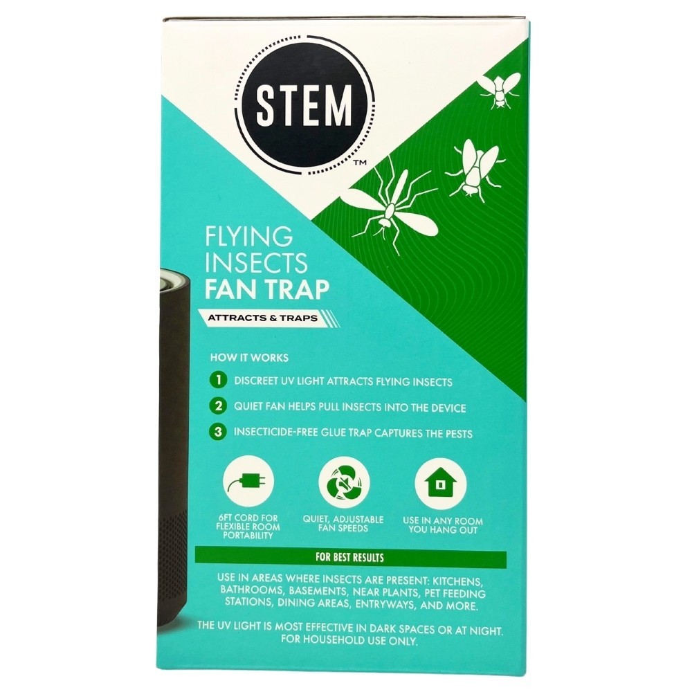 STEM Flying Insects Fan Trap Starter Kit: 1 Device + 5 Glue Traps