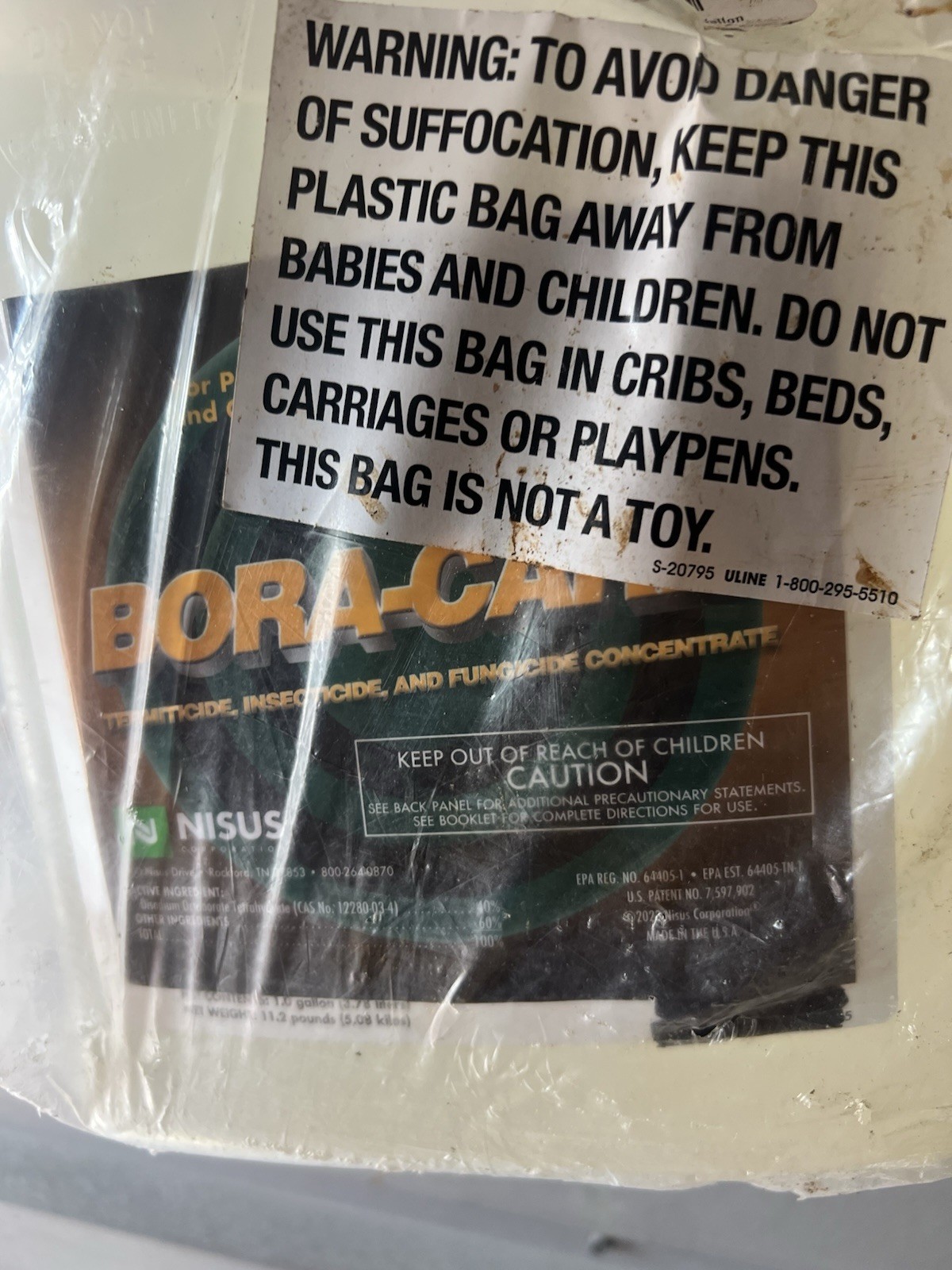 Bora-Care Termiticide – 1 Gallon – Bottle NOT FOR SALE TO: NEW YORK