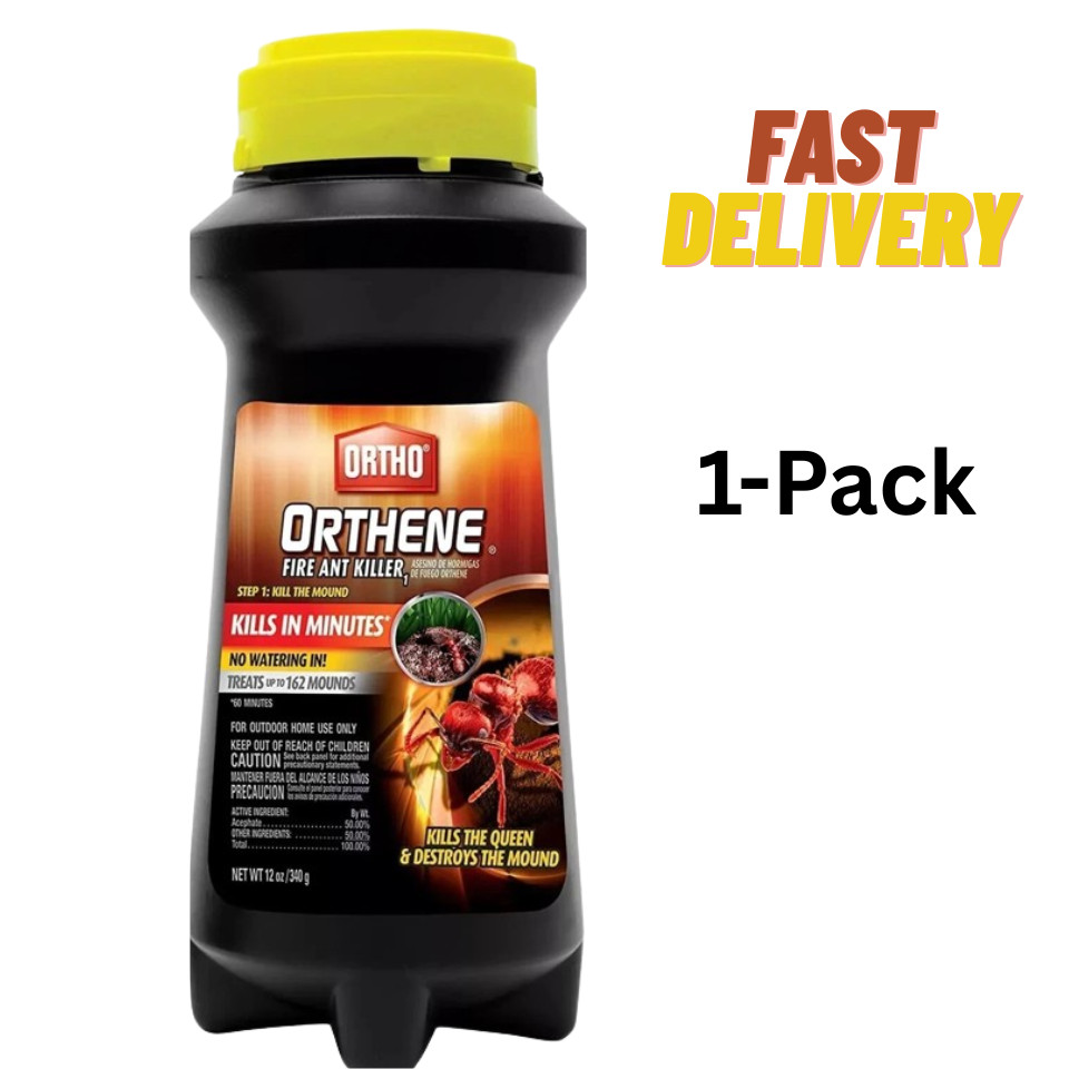 Ortho Orthene Fire Ant Killer1, Kills Queen, Destroys up to 162 Mounds, 12 Oz. M