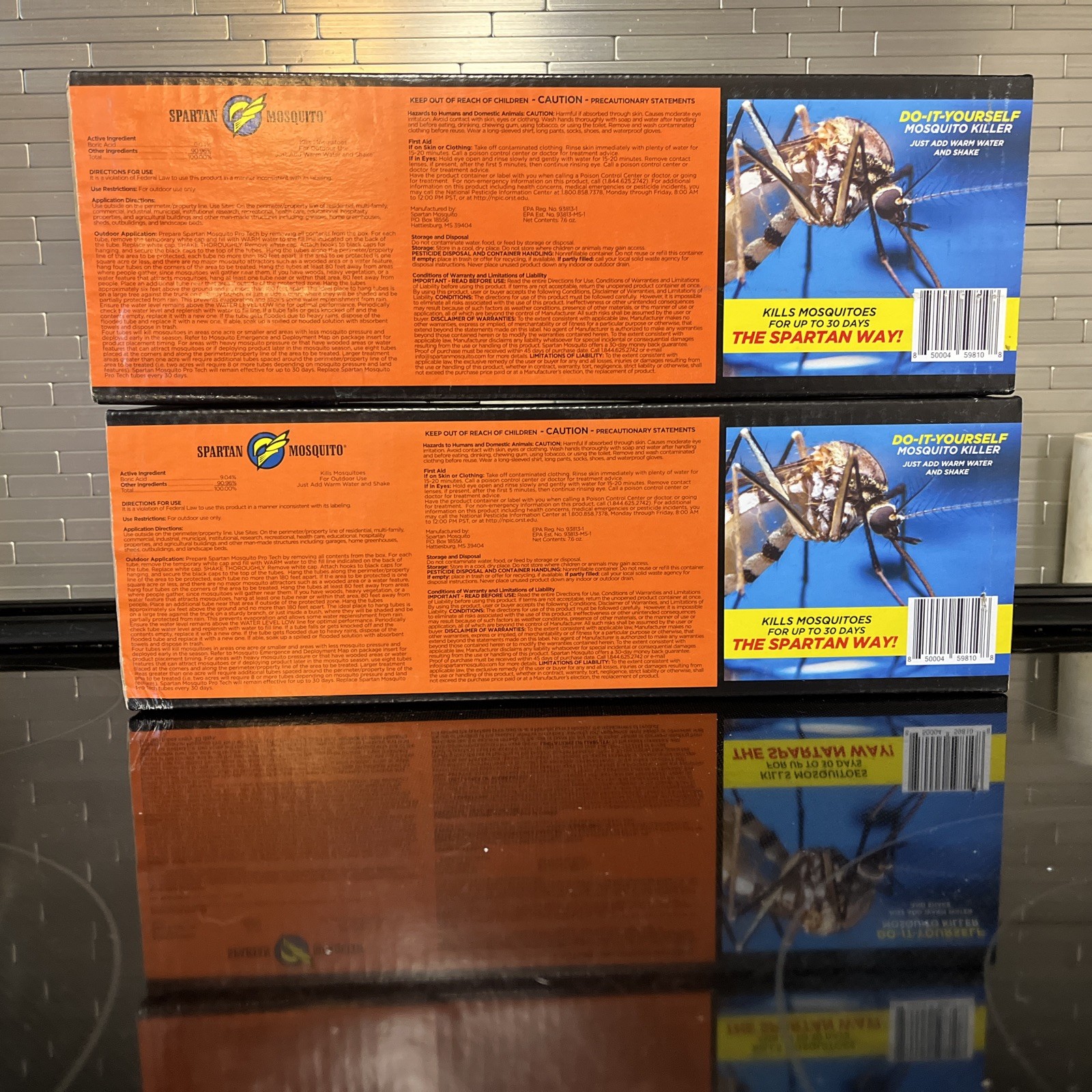Spartan Mosquito Pro Tech – 1 Acre Pack (4 Tubes) CALIFORNIA SHIPPING PROHIBITED