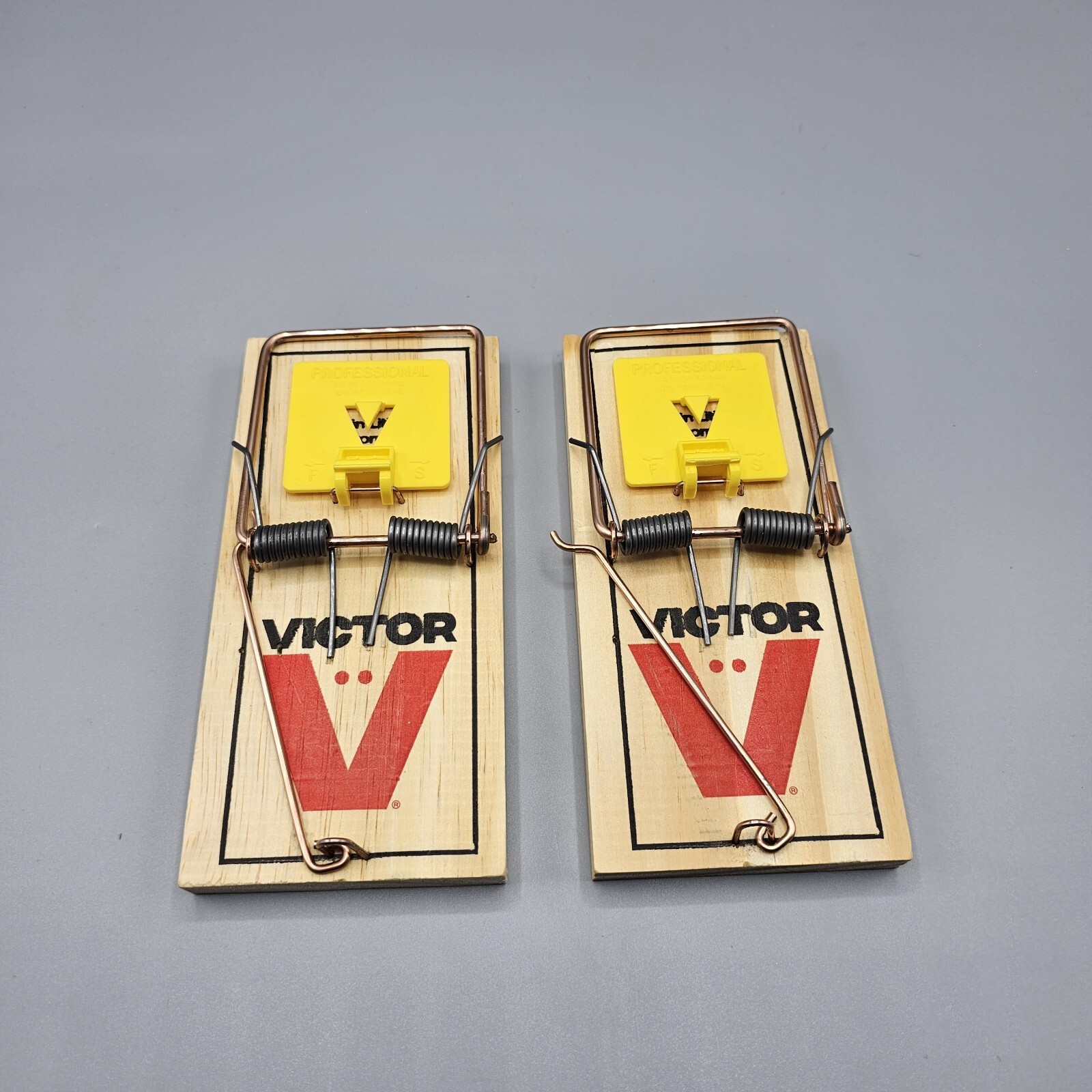 Victor M205 Rat Trap Wooden Traditional Trap Lot Of 2