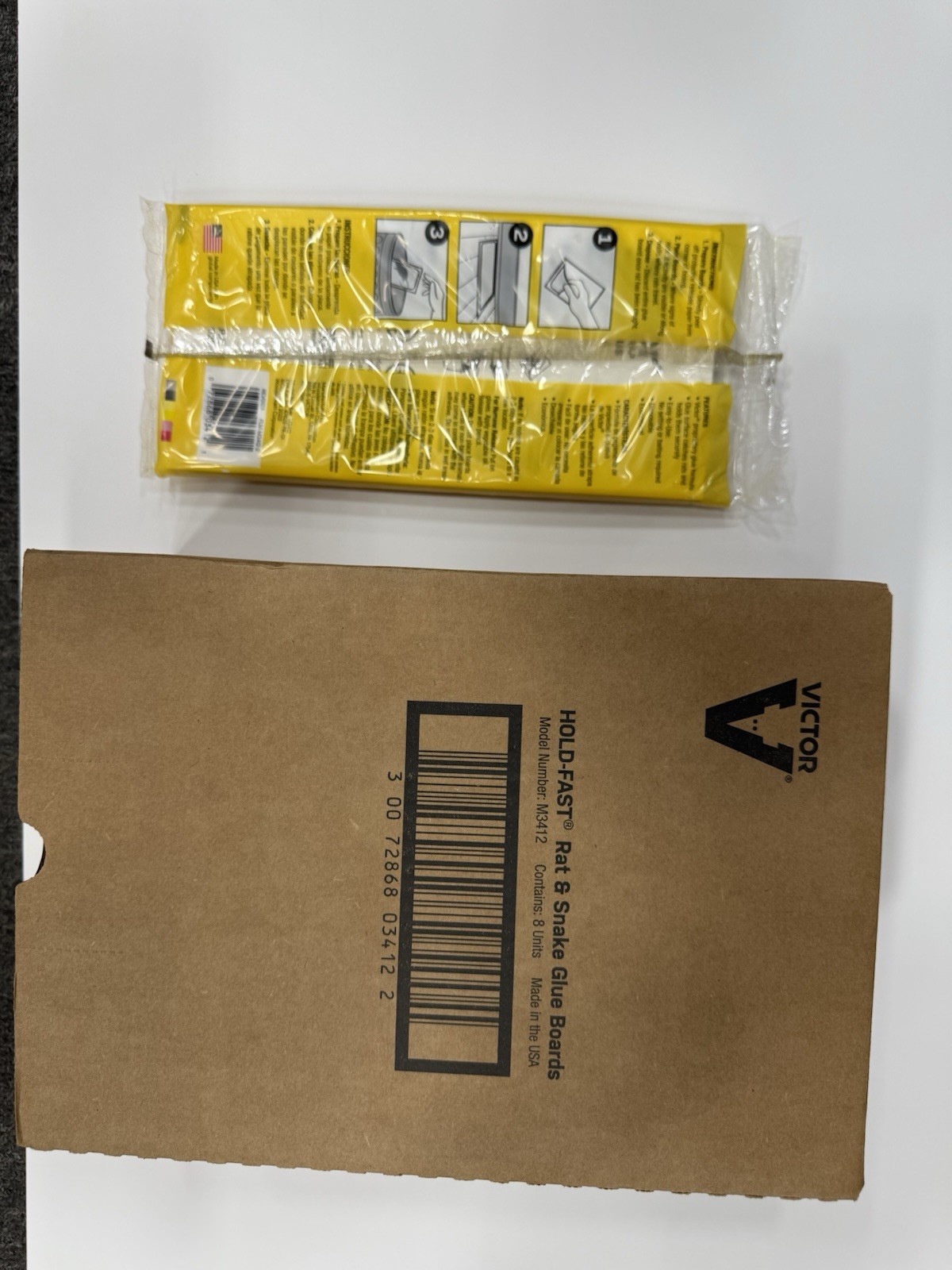 Victor Hold Fast Glue Boards Catches Mice And Insects 12 Traps Per Unit Total 8