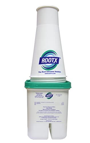 ROOTX Foaming Root Control for Sewer Lines and Septic Systems 4 lb Jar