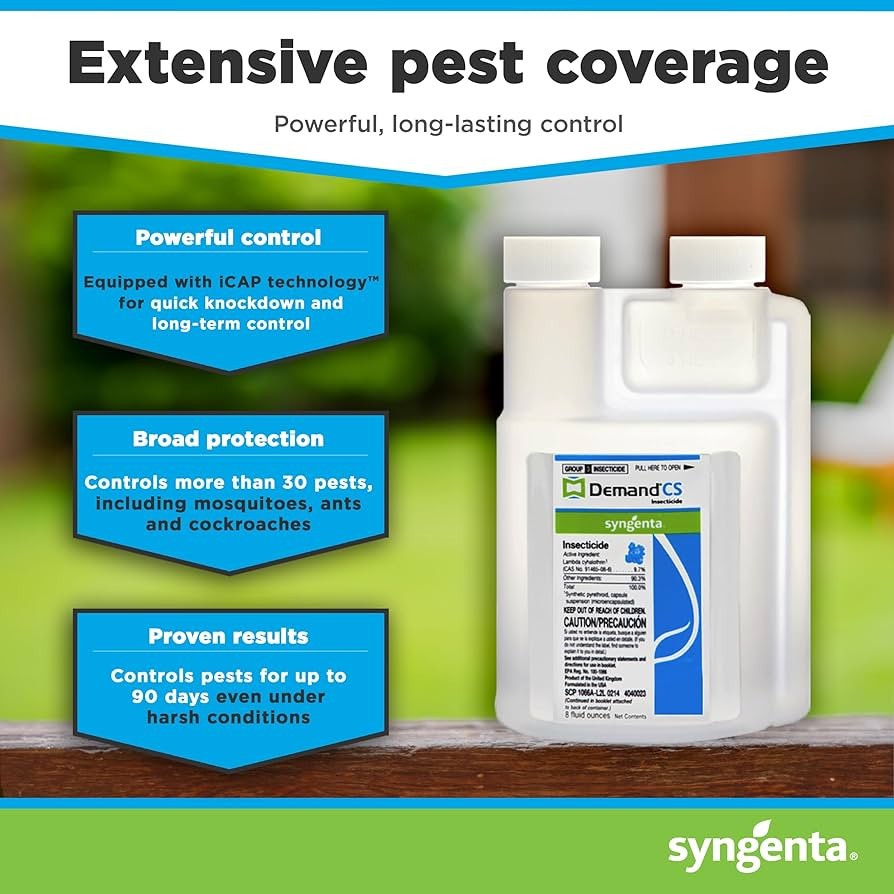 8 oz Demand CS Insecticide Bedbug Roach Pest Insect Control