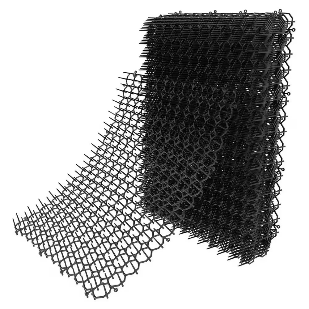 16 X 13 In. Cat Deterrent Mat with Spikes for Outdoor/Indoor Use, 10-Pack, Prote