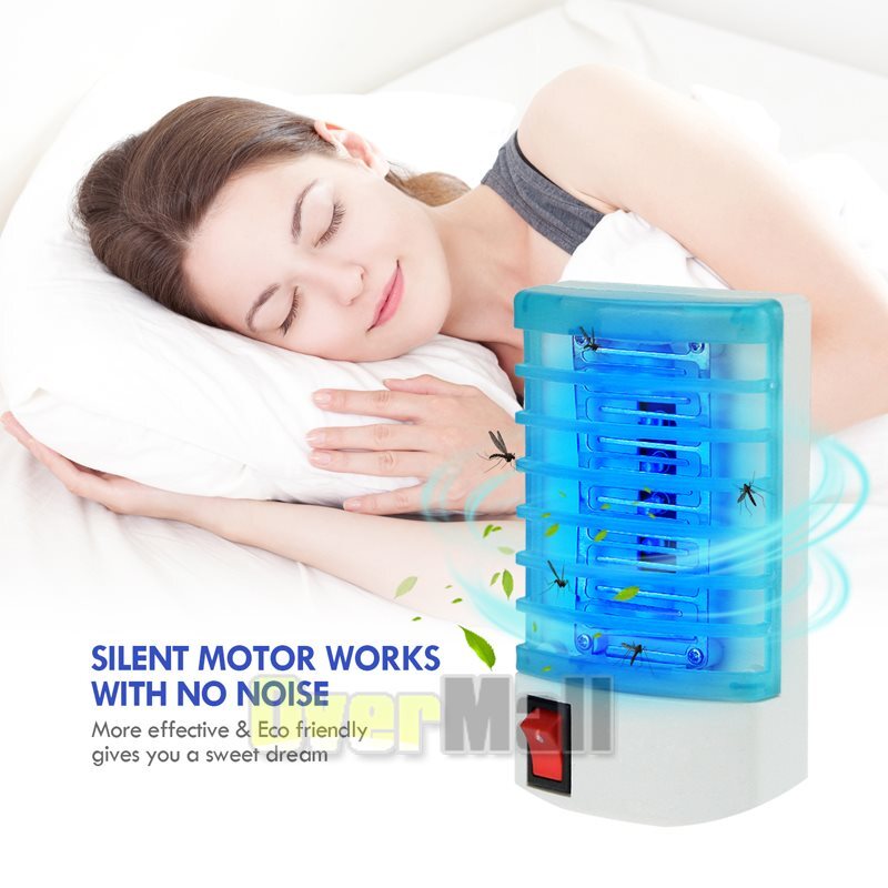 Electric Fly Gnat Killer Lamp Pests Fly Insect Trap Mosquito Bug Zapper Catcher