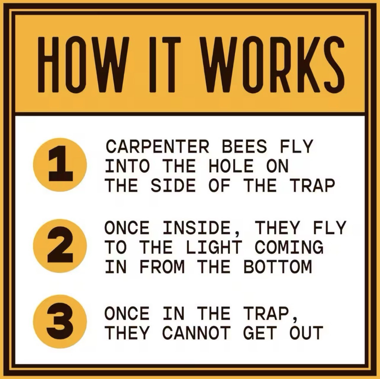 New Bees ‘N Things Outdoor Carpenter Bee Traps – Lot of 6