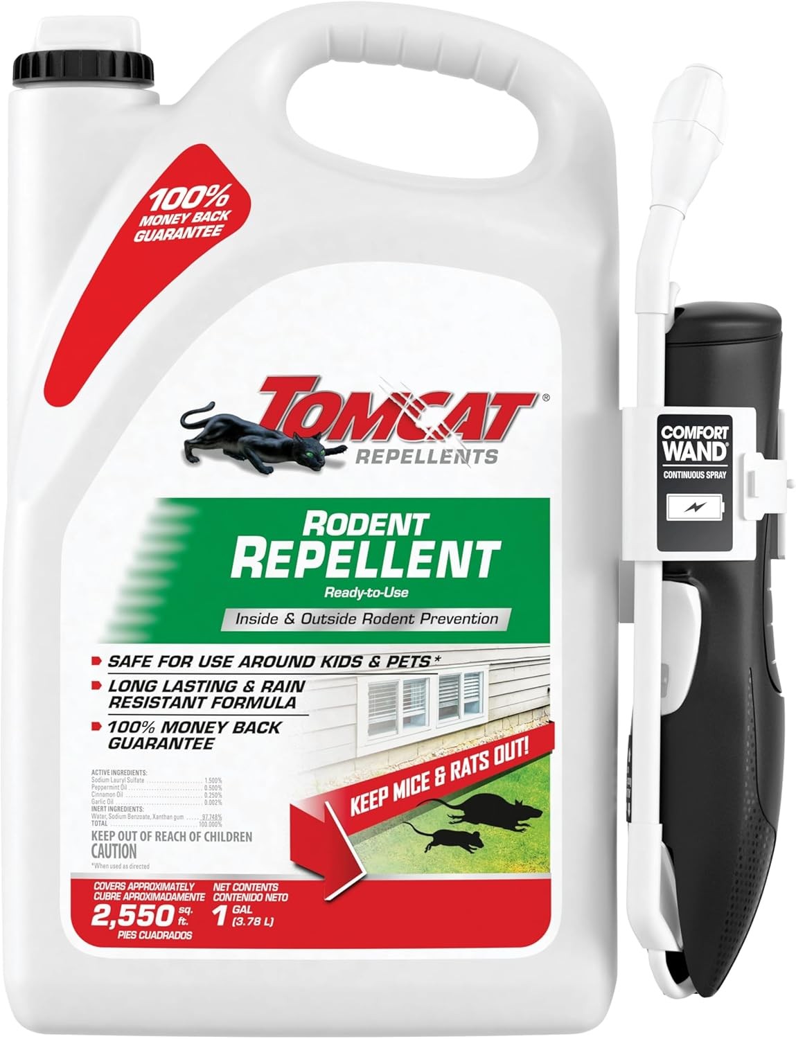 Repellents Rodent Repellent Ready-to-Use W/ Comfort Wand For Indoor & Outdoor