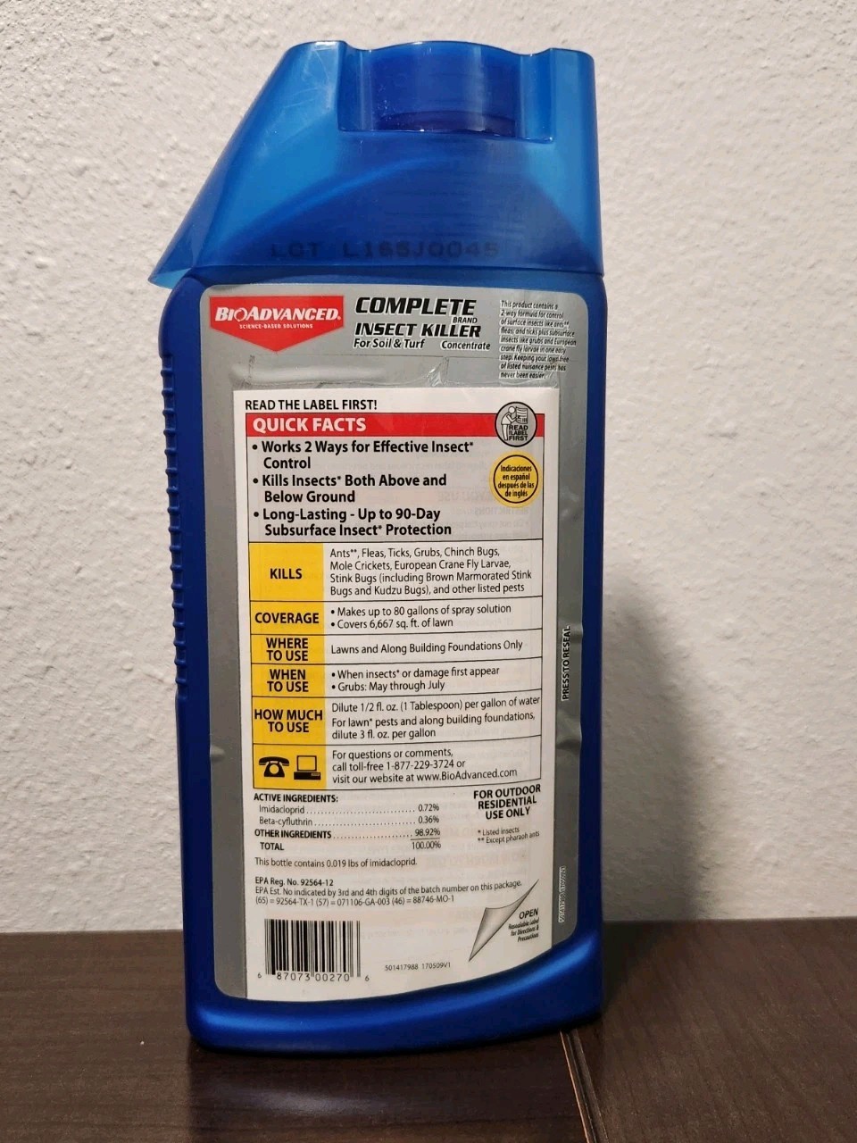 BioAdvanced Complete Insect Killer Concentrate – 40 oz Outdoor Formula