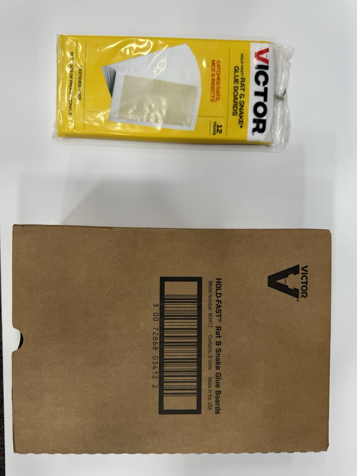Victor Hold Fast Glue Boards Catches Mice And Insects 12 Traps Per Unit Total 8