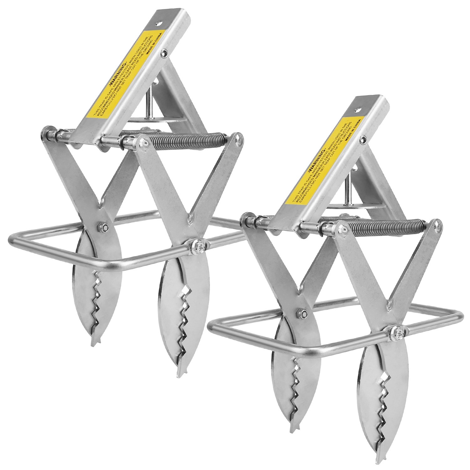4Pack Mole Trap Scissor Trap Reusable Mole Trap Killer Catcher for Lawn Graden