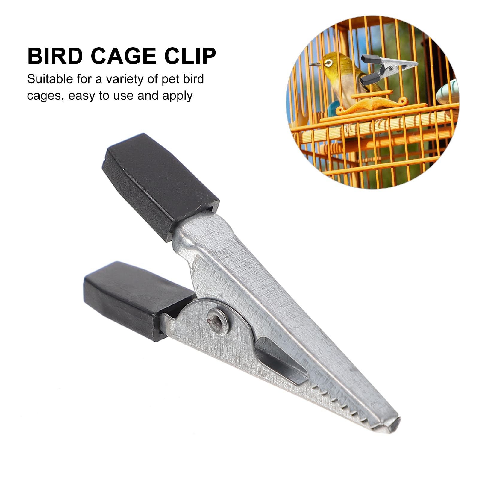 20Pcs Bird Cage Clips Safety Clip Door Lock Parrot Cage Safety Clip Pet Cages…
