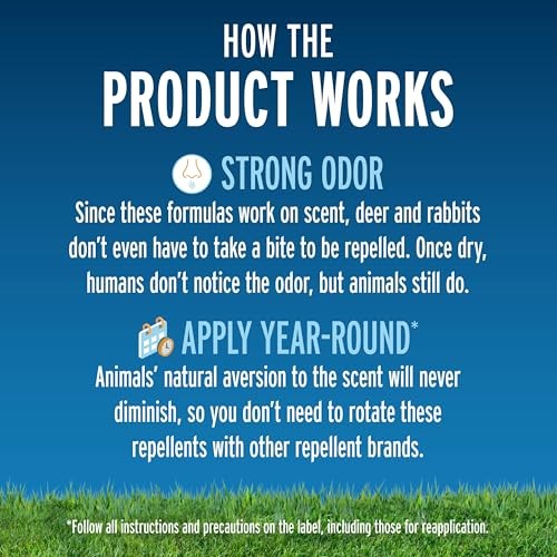 Liquid Fence Deer & Rabbit Repellent Ready-to-Use, 1-Gallon