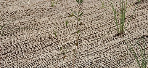 Jute Erosion Control, Soil Saver Mesh Blanket – 48″ Wide x 20 Yards (60 feet …