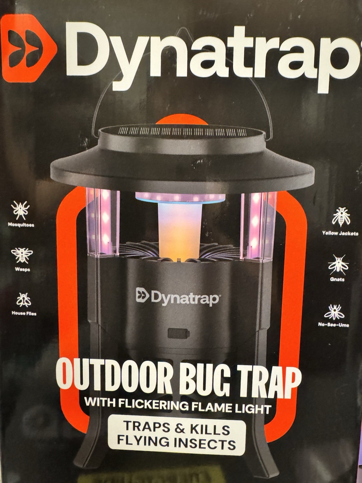 DynaTrap Outdoor Bug Trap Traps&kills Flying Insects Solar,Plug ,Cordless Power
