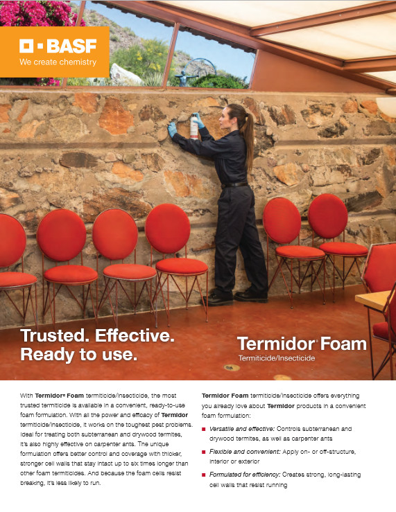 40 oz Termidor Foam Termite Ant CONTROL Insectide BASF Termiticide NO Ship to NY