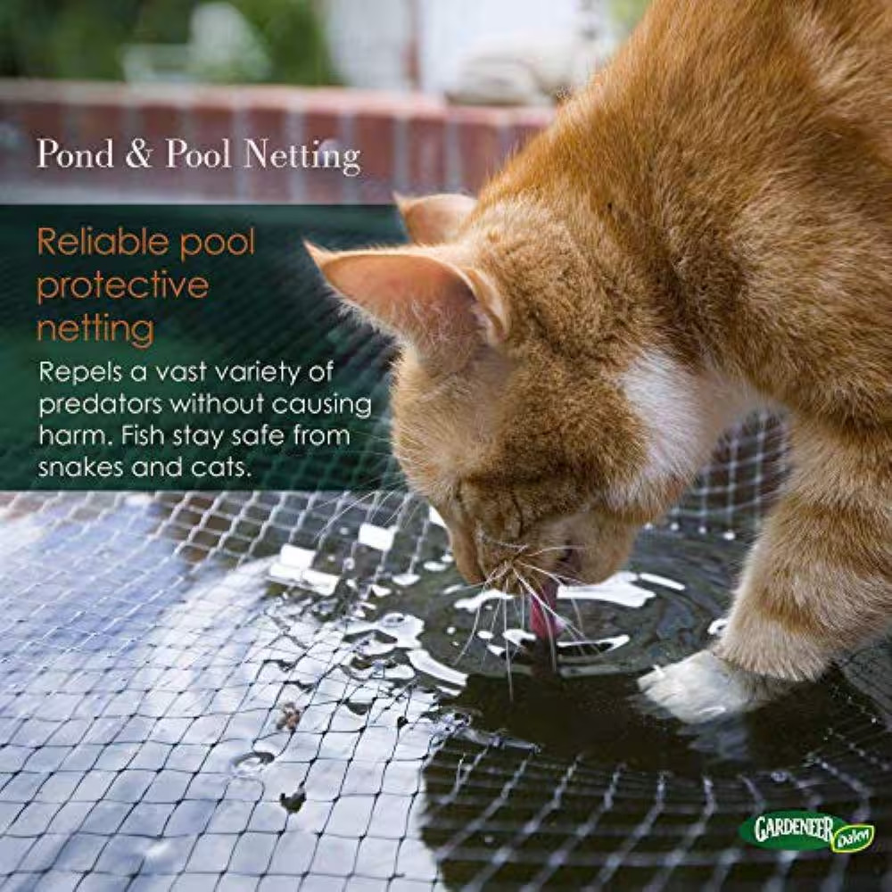 Pool and Pond Netting 3/8 In. Polypropylene Mesh (28 Ft. X 28 Ft. )