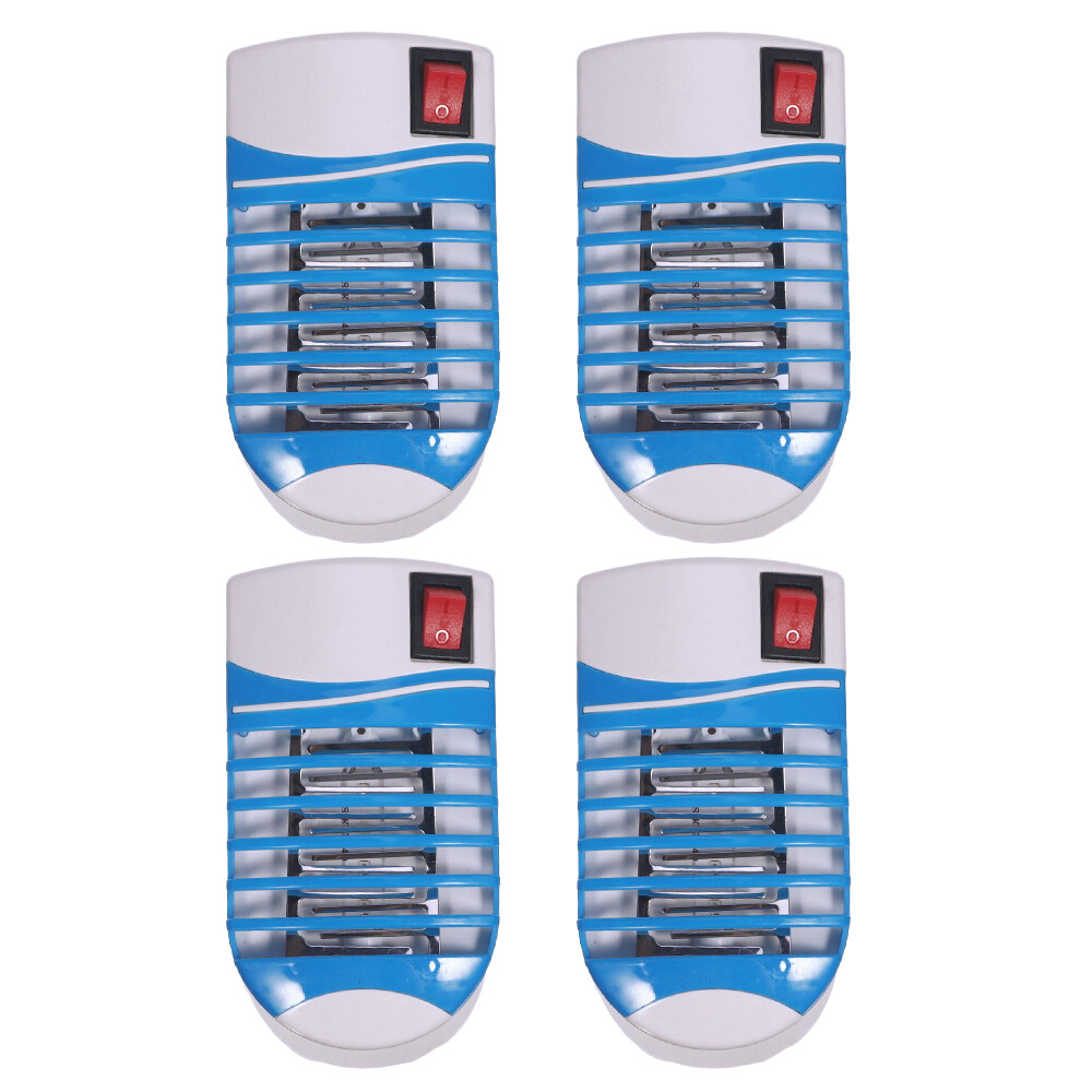 4pcs Plug in Electronic Repellent Mosquito Electric Zapper Gnat Fly Trap