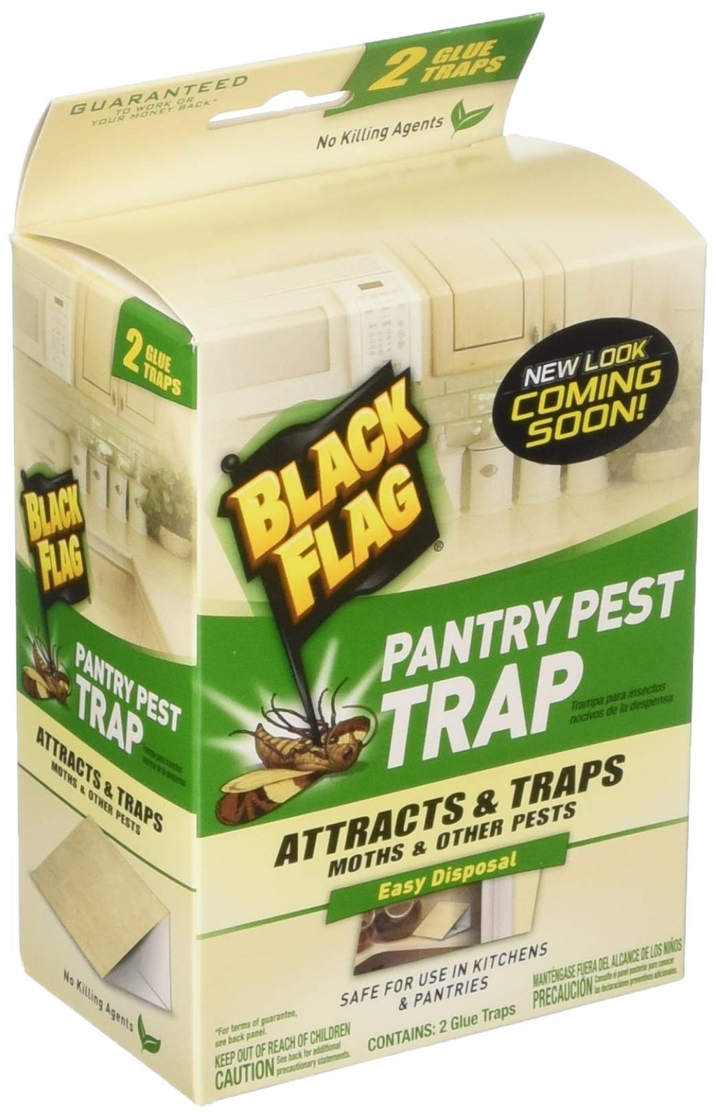 Black Flag Pantry Pest Traps – 8 Total(4 Packages with 2 Each)