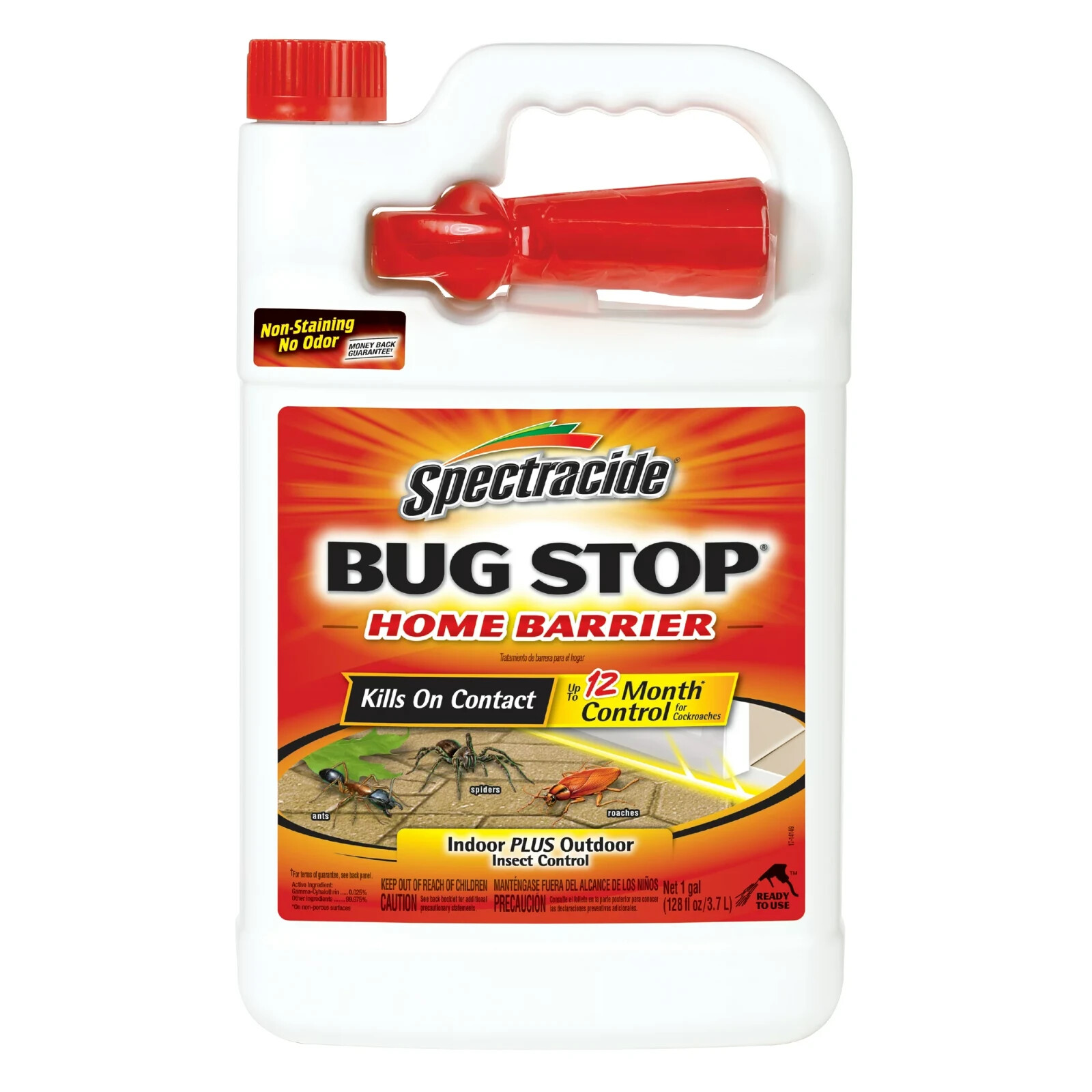 Spectracide Bug Stop Home Barrier – 1-Gallon Bug Killer Spray for Pest control