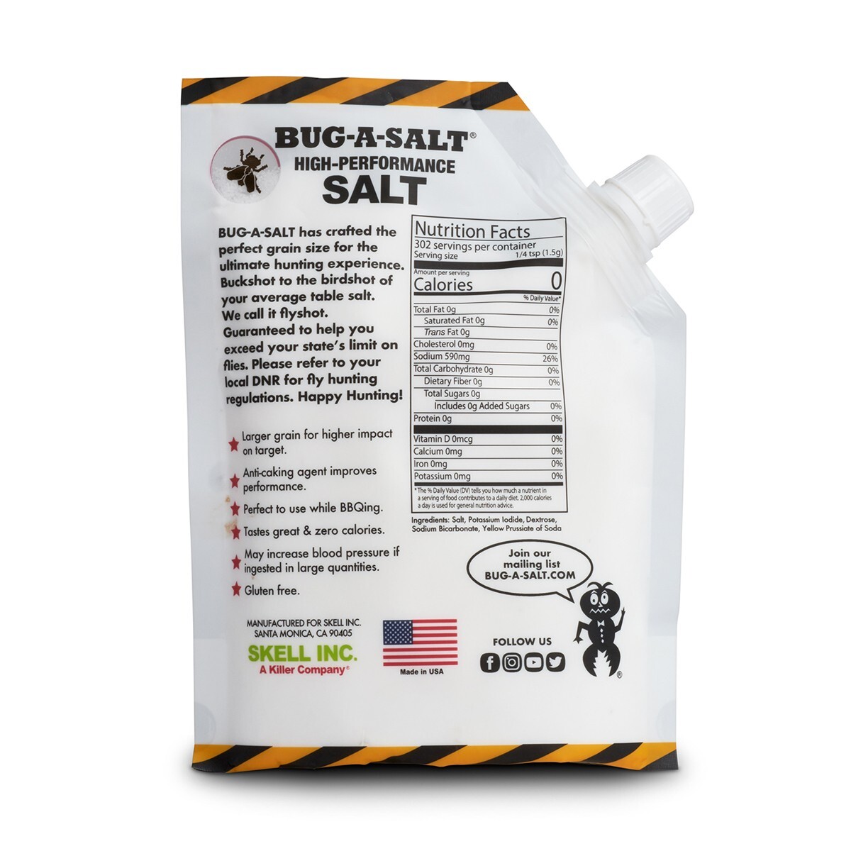 BUG-A-SALT High Performance Salt Pouch