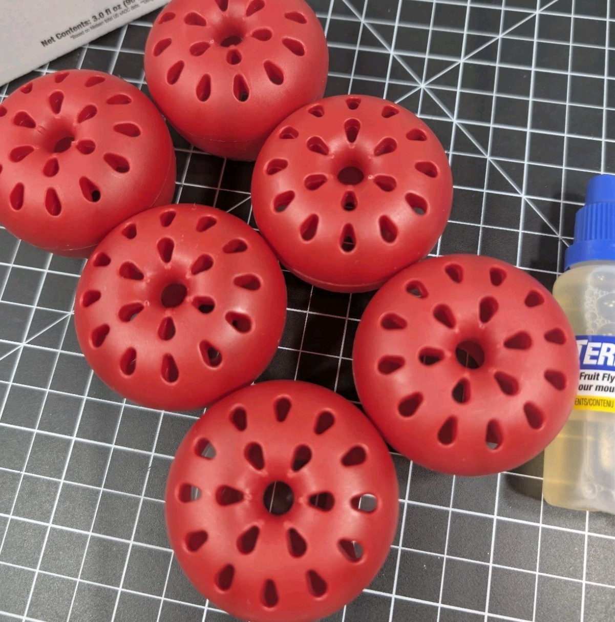 12pk Terro Fruit Fly Traps Indoor (two 6 Pack boxes) + 520 Days of Lure Supply