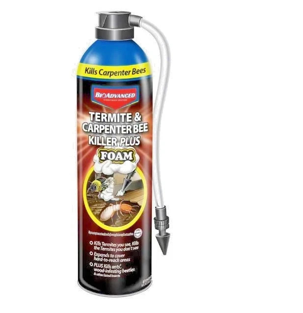 BIOADVANCED Ready-to-Use Termite and Carpenter Bee Insect Killer Foam NEW 18 oz.
