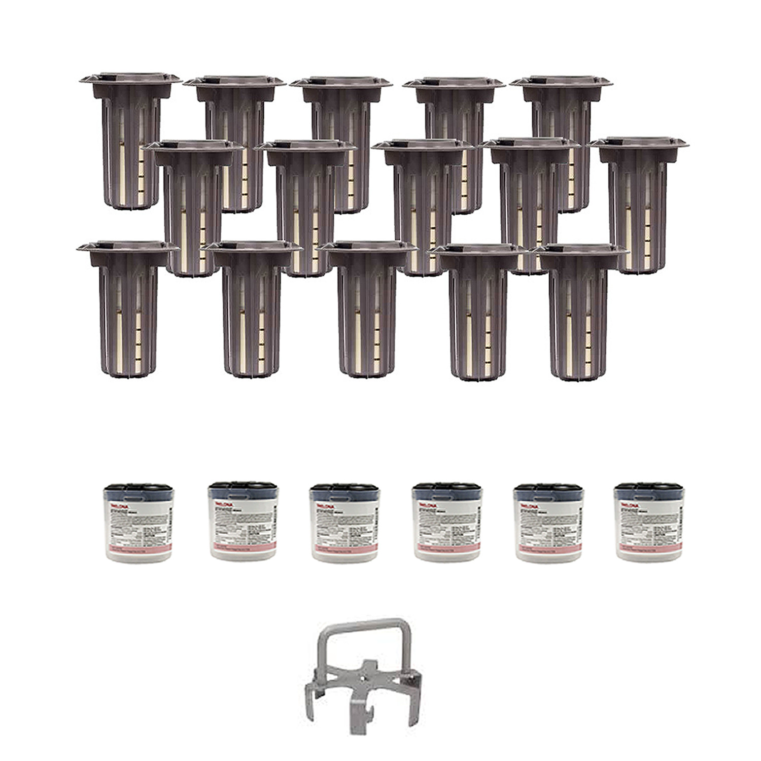 Advance Ter mite Control Bait Station System 15 stations 6 Baits 1 Spider Tool