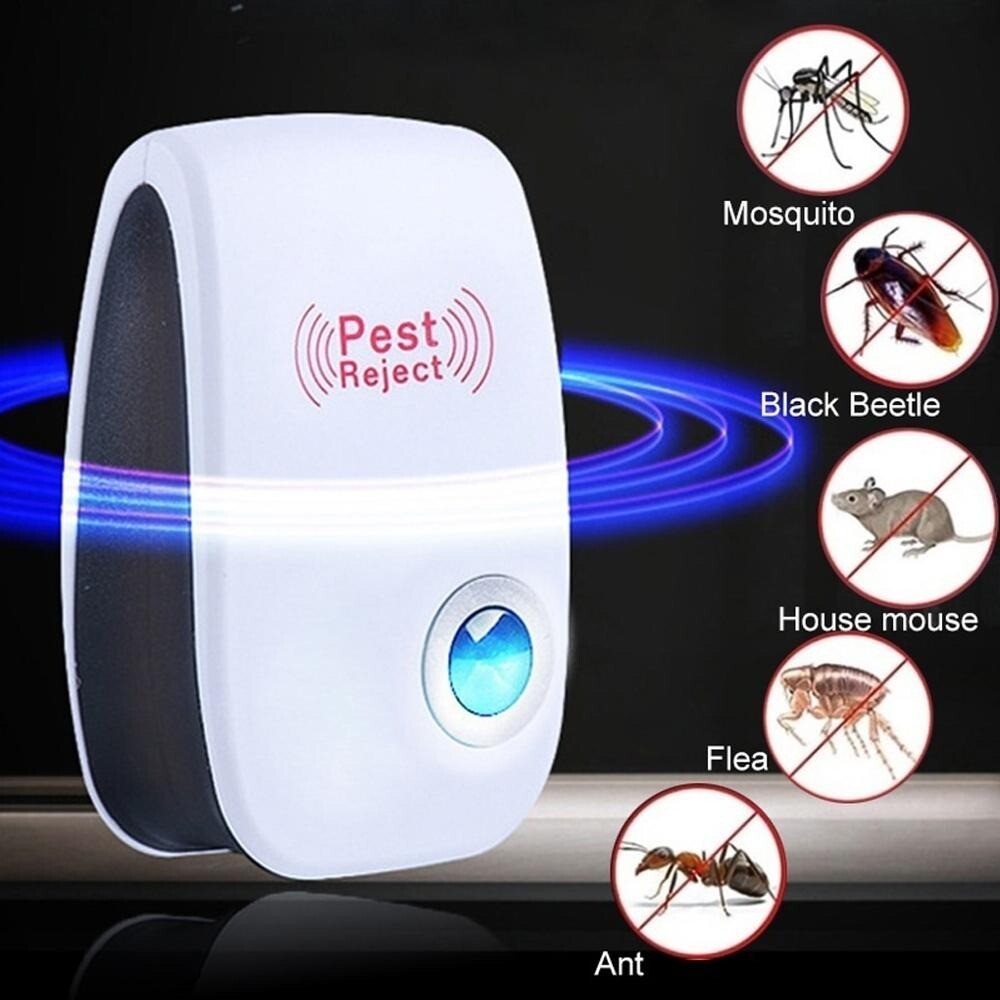 1Pcs Pest Reject Ultrasound Mouse Cockroach Repeller Device Insect Rats Spiders