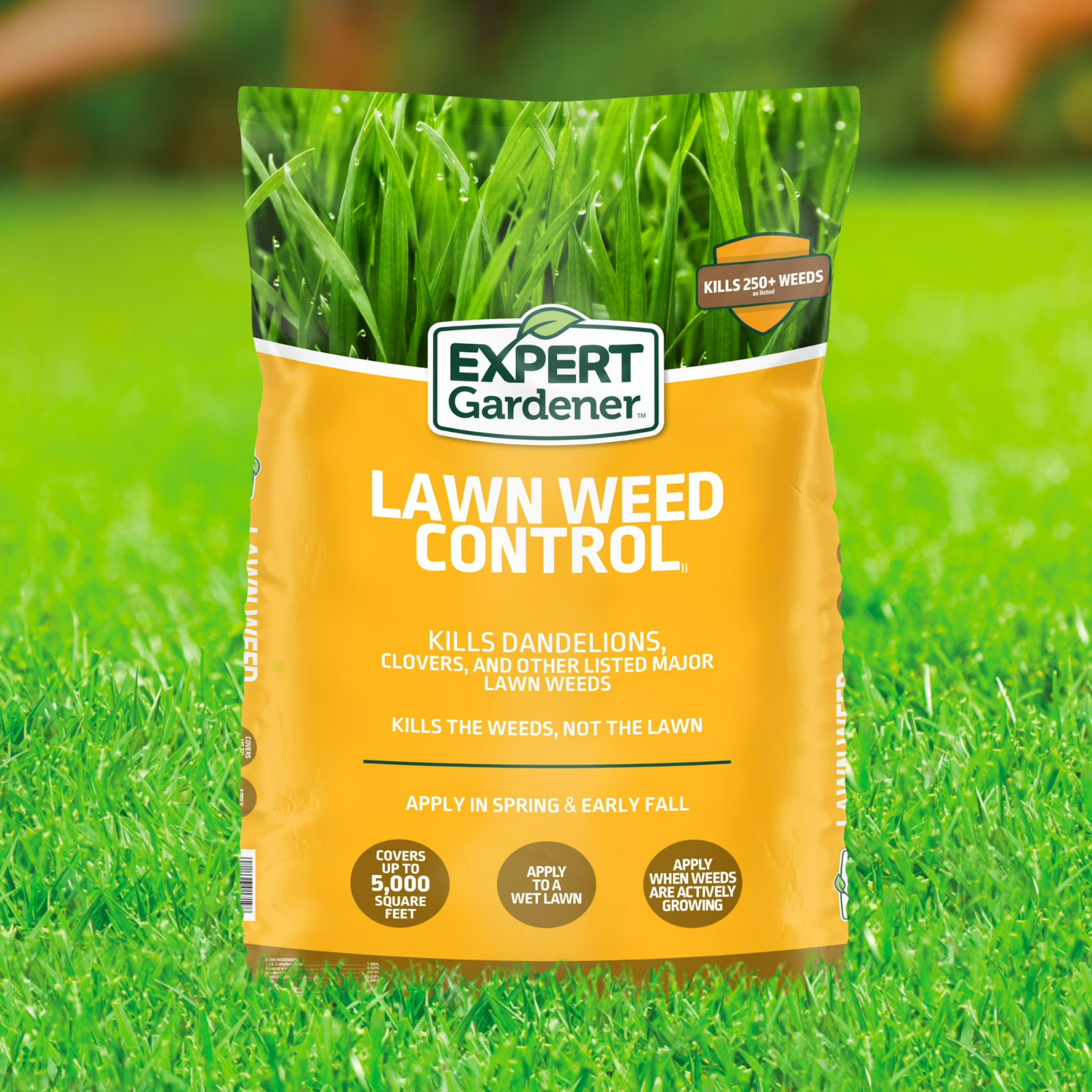 Weed Killer Kills Dandelions Clover 5000 Sq Ft Granular, 14 Lb Expert Gardener