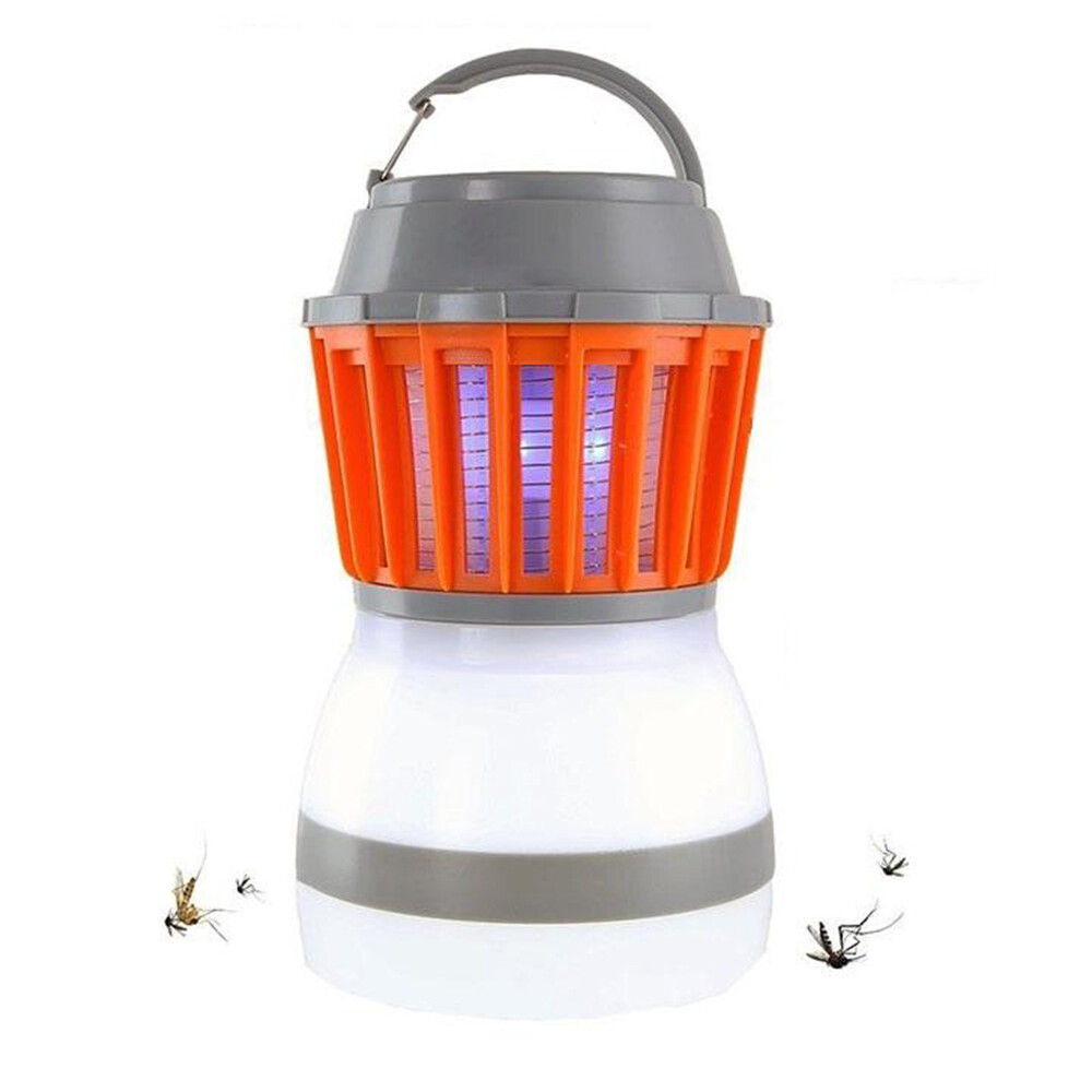 Mosquito Killer Lamp Outdoor Camping Light LED Rechargeable Fly Insect Zapper