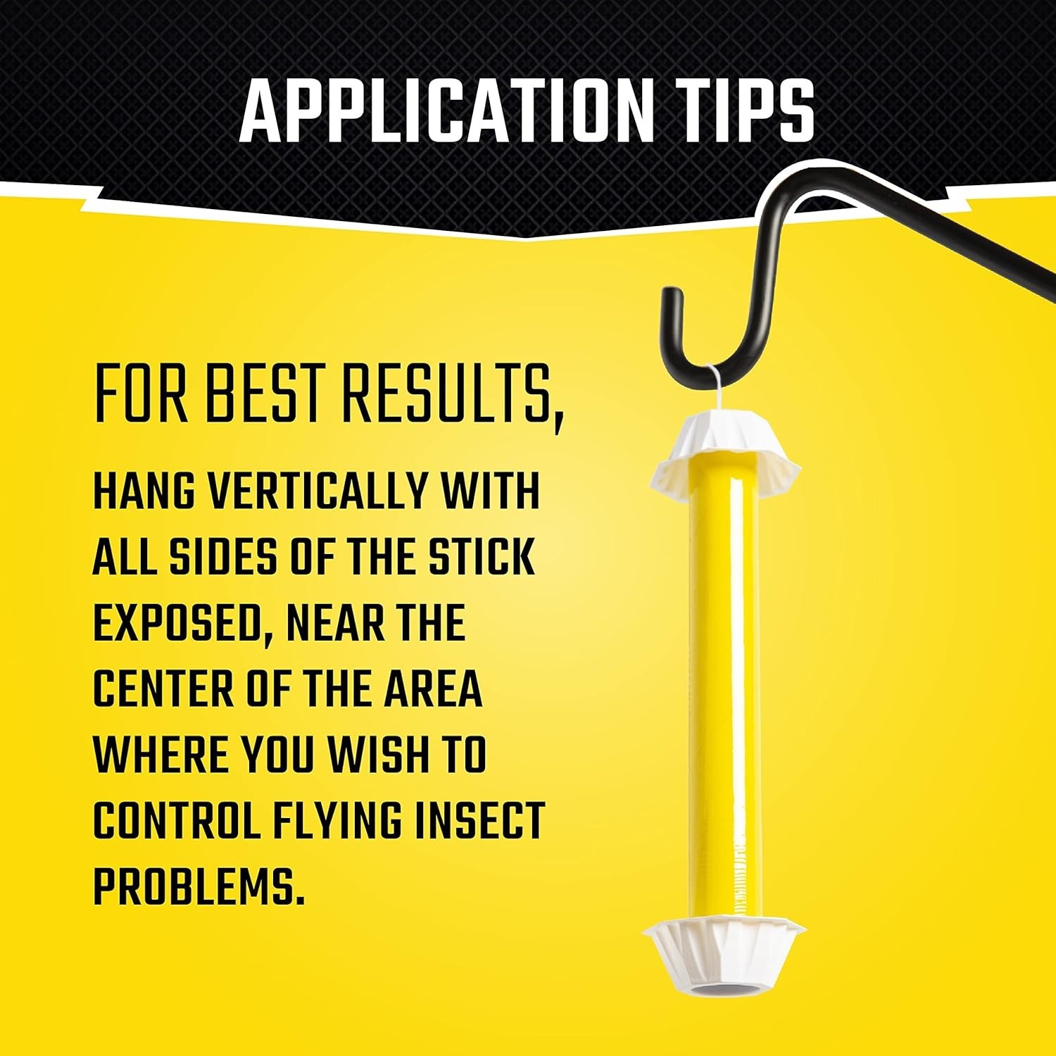 Black Flag HG-11015 Stick, Trap, Houseflies and Flying Insects, 1-Count, 6-Pack,
