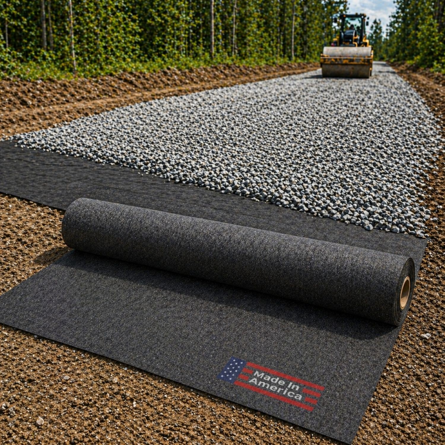Soil Stabilization Fabric | Non-Woven Geotextile Landscape Fabric (8 oz)