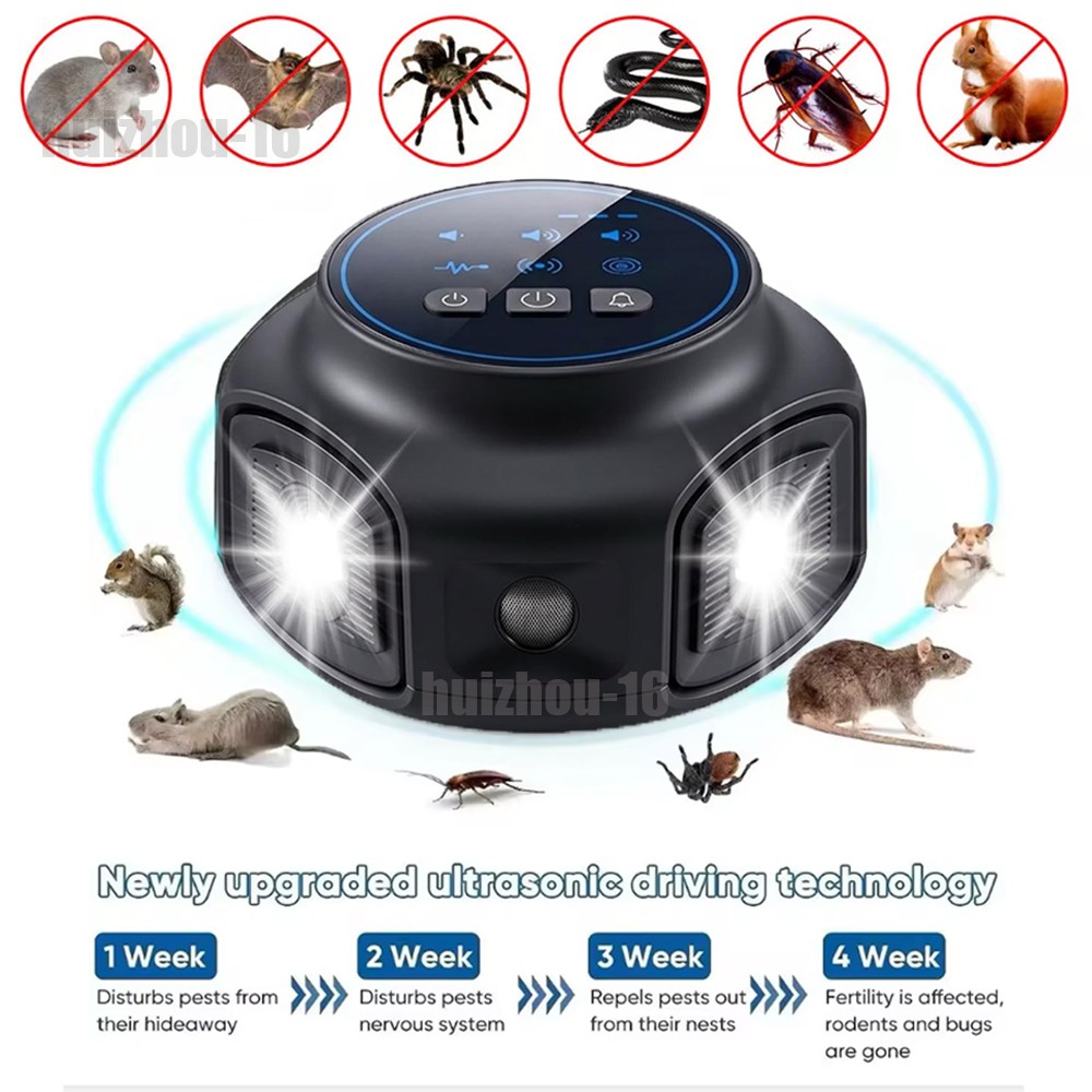 Ultrasonic Pest Repellent Plug in Pest Insect Rodent Control Mouse Mice Roach US